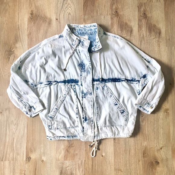 life in progress Jackets & Blazers - Life in Progress Acid Wash Denim Jacket Parka life in progress Jackets & Blazers - Life in Progress Acid Wash Denim Jacket Parka